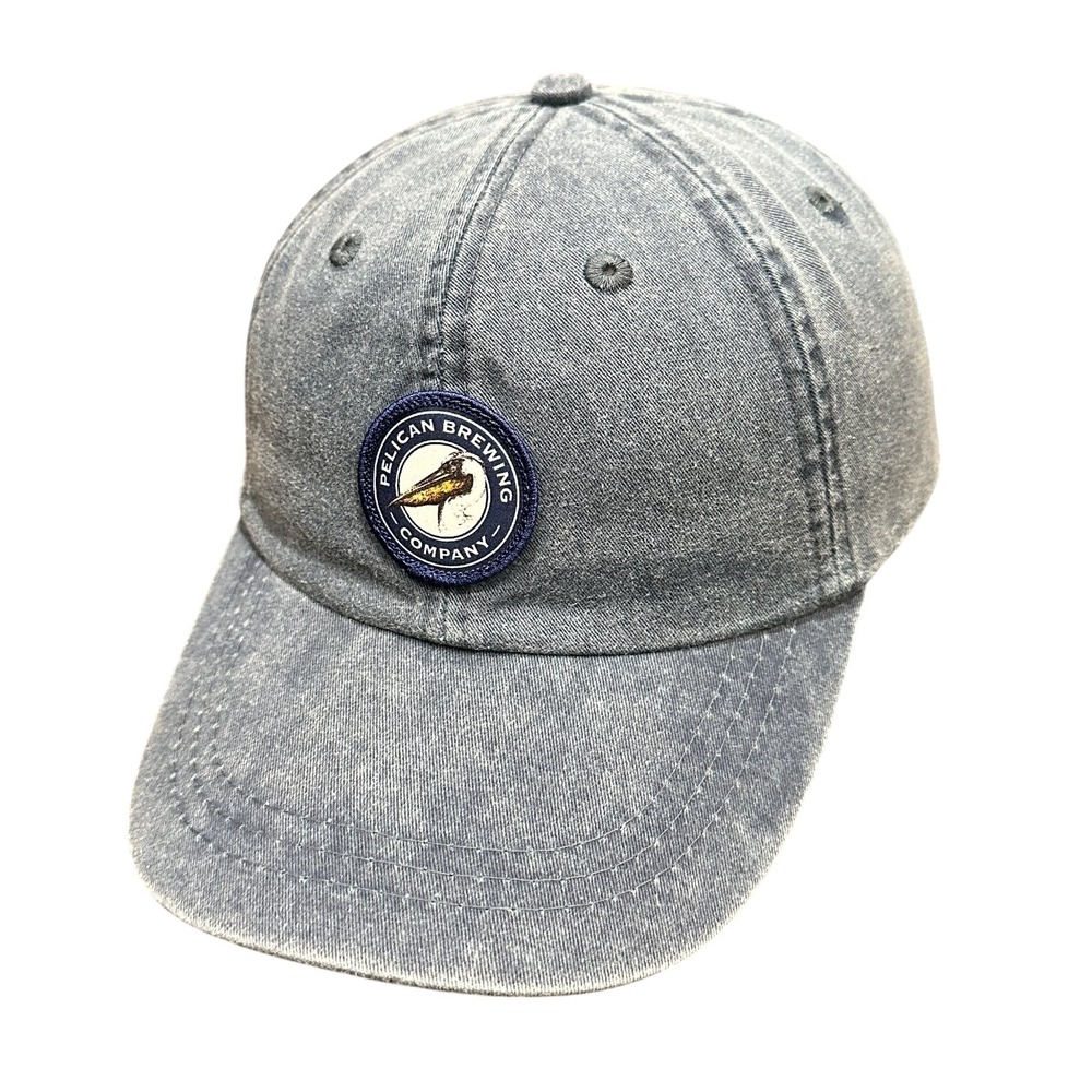 Pelican Brewing Company Adams Dad Hat Adjustable Leather Strapback New